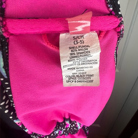 2 piece Black and Pink Watermelon Print Bikini set - Picture 5 of 10